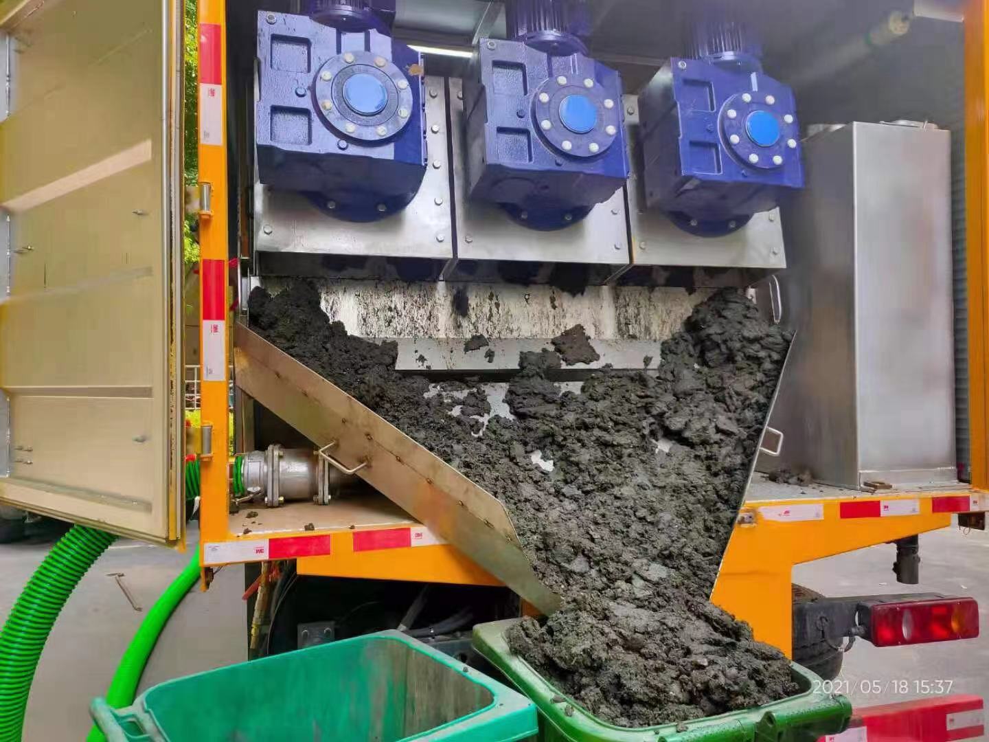 定海化粪池清掏城市维护站-泥浆净化干湿分离处理